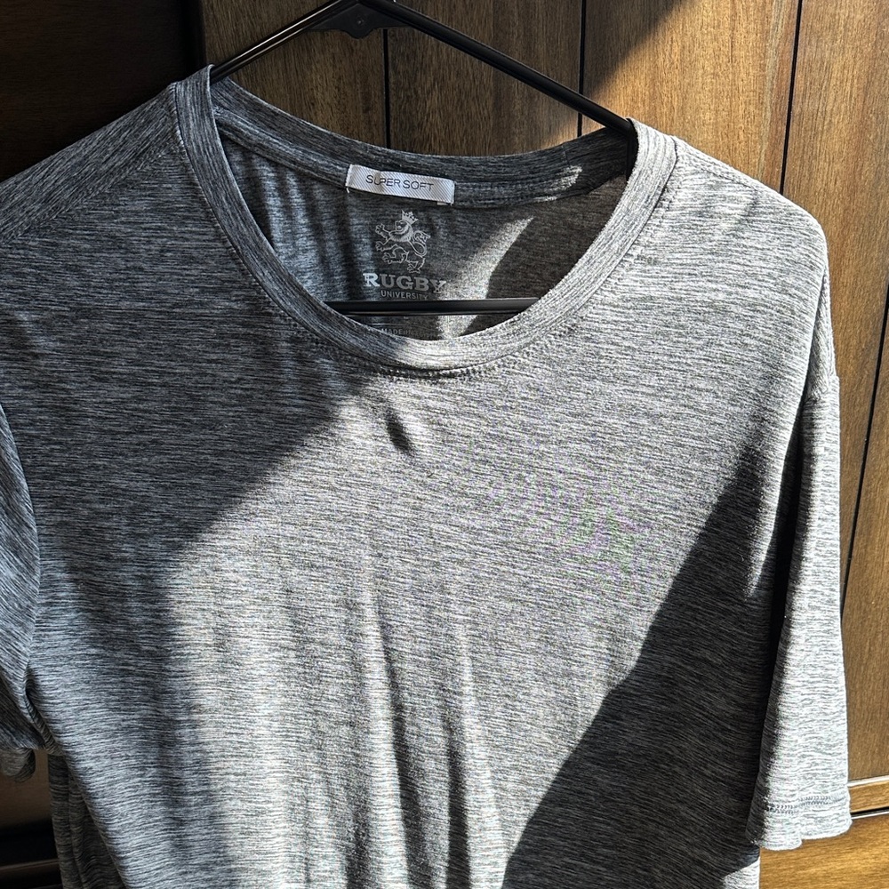 Rugby Heather Gray Men's Short Sleeve Tee